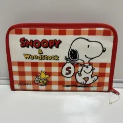 Snoopy 母子手帳ケース チェック柄のサムネイル