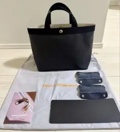 ✨極美品✨【エルベシャプリエ】GPライン　舟形トート　オールブラック 2025年最新】エルベシャプリエ gpラインの人気アイテム - メルカリ