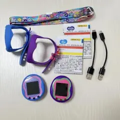 【ジャンク品】たまごっちユニ　Tamagotchi Uni ブルー　パープル