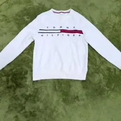 TOMMY HILFIGER ホワイト トレーナー Mサイズ
