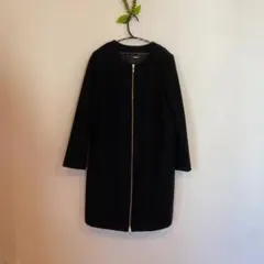 ノーカラーコート ロングコート　Loungedressのサムネイル