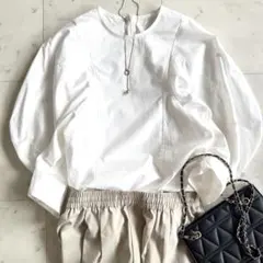 ANAYI アナイ シャンパンゴールド ノーカラーブルゾン ジャケット