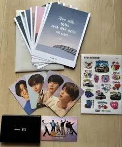 BTS HYUNDAI ポストカードとステッカー、GALAXY カード　非売品