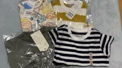 プティマイン、無印他ベビーTシャツ 4枚セット