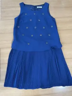 メトリーゼ パーティードレス ワンピース レディース 青