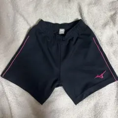 Mizuno 黒 ショートパンツ ピンクライン