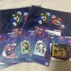 一番くじ スーパーマリオギャラクシー タオルチャームステッカー計6点セット