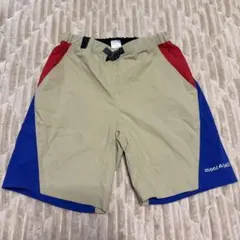 mont-bell ハーフパンツ ベージュ/赤/青