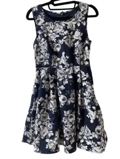 イング　INGNI フラワープリント ノースリーブ ワンピース