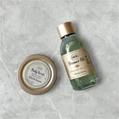 【新品未使用】SABON ボディスクラブ＆シャワーオイル＆山田養蜂場入浴剤セット