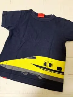 オジコ　新幹線　Tシャツ ネイビー ドクターイエロー　4A　90 95 100