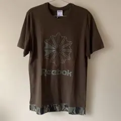 値下げ　新品　Reebok CLASSIC ロゴ Tシャツ カーキ 迷彩のサムネイル