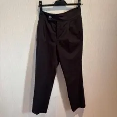 ユナイテッドアローズ　グリーンレーベル 　ブラック スラックス ウエストゴム