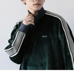 RAGEBLUE シグナル　ベロアトラックハーフジップトレーナー