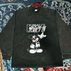 バンド KISS ロンT 長袖 ロンティー メンズ ロックバンド L XL R1