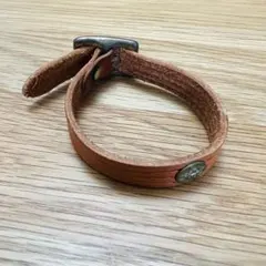 ジ*ン様 イルビゾンテ ブラウンレザーブレスレット