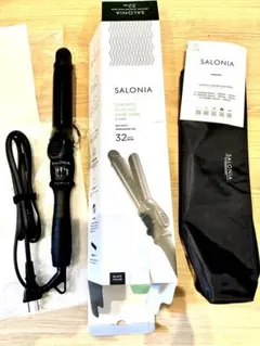 SALONIA 32mm カーリングヘアアイロン　こて