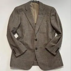 BURBERRY BLACK LABEL グレンチェック柄 テーラードジャケット - メルカリ