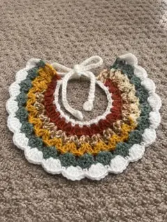 ハンドメイド ペット用スタイ マルチカラー