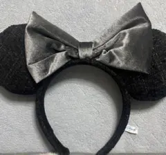 ミッキー耳カチューシャ 黒