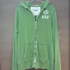 Abercrombie & Fitch グリーンパーカー M