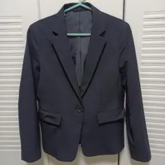 GU　ウォッシャブルテーラードジャケットZ　ブラック　Sサイズ