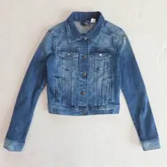 H&M デニムジャケット ネイビー サイズ34のサムネイル