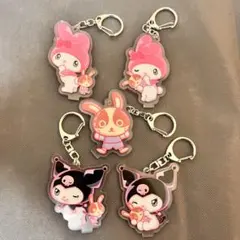 宇佐美マイメロコラボ　アクリルキーホルダー　5個