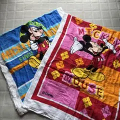 東京ディズニーランド 40周年 ミッキー ミニー ワイドバスタオル