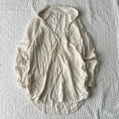 ハートマーケット 長袖シャツ レーヨン100% アイボリー F ゆったり