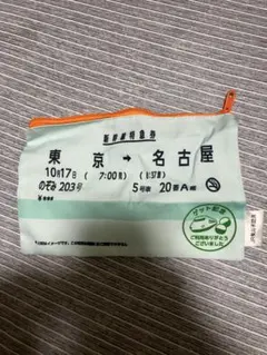 東海道新幹線　東京→名古屋　JR駅名標ポーチコレクション　ガチャ