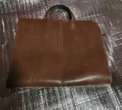 ブラウンレザー ビジネスバッグ