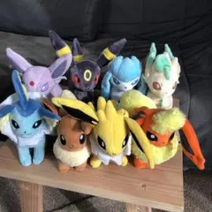 イーブイコレクション ぬいぐるみ 8点 ポケモンセンター 2012年 ブイズ