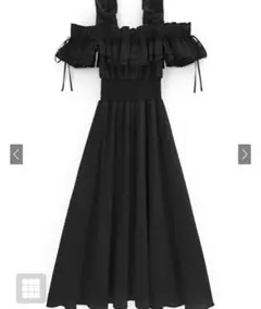 GRL フリルオフショルコルセットワンピース mb1584