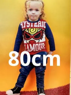 ヒステリックミニロングスリーブTシャツ80cm