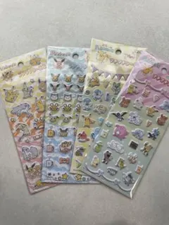 ポケモン プチプチシール 4枚セット