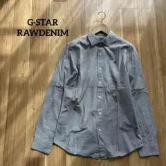 s*n様 【良品】G-STARRAW ジースターロー チェック シャツ 刺繍 カ