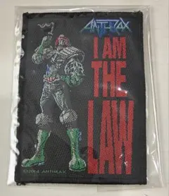【ANTHRAX】アンスラックス「I AM THE LAW」布刺しゅうパッチのサムネイル