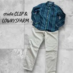 studio CLIP シャツ＋LOWRYSFARM パンツ セットアップM