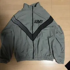 ARMY ナイロンジャケット LARGE LONG グレー