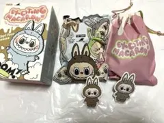 ラブブ LABUBU マカロン ポップマート セサミビーン　トフィー