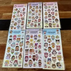 キャラクターシール 6枚セットクライベイビー