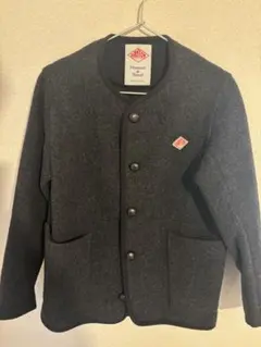 【DANTON 】ノーカラージャケット 34サイズ