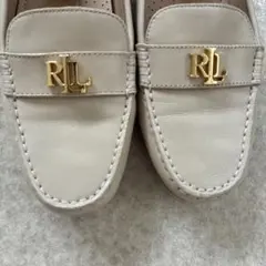 LAUREN Ralph Lauren レザーローファー アイボリーのサムネイル
