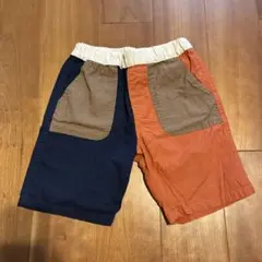 半ズボン　ショートパンツ　オレンジ　ネイビー　イエロー　男の子　女の子