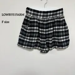 LOWRYS FARM チェック柄ショートパンツ Fサイズ　c036⑤