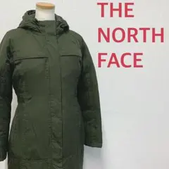 ノースフェイス　ロングダウンジャケット　US規格レディースS日本M相当　カーキ