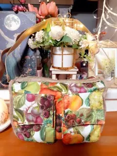 春夏フルーツ柄　レスポートサック　ショルダーバッグ