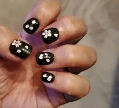 桜の花柄 ネイルチップ 10個セット