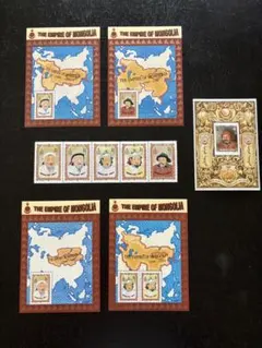 モンゴル帝国セット　切手　新品
